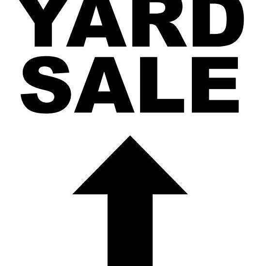 Yard Sale sign