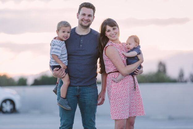 Merrill A. Hanson and family