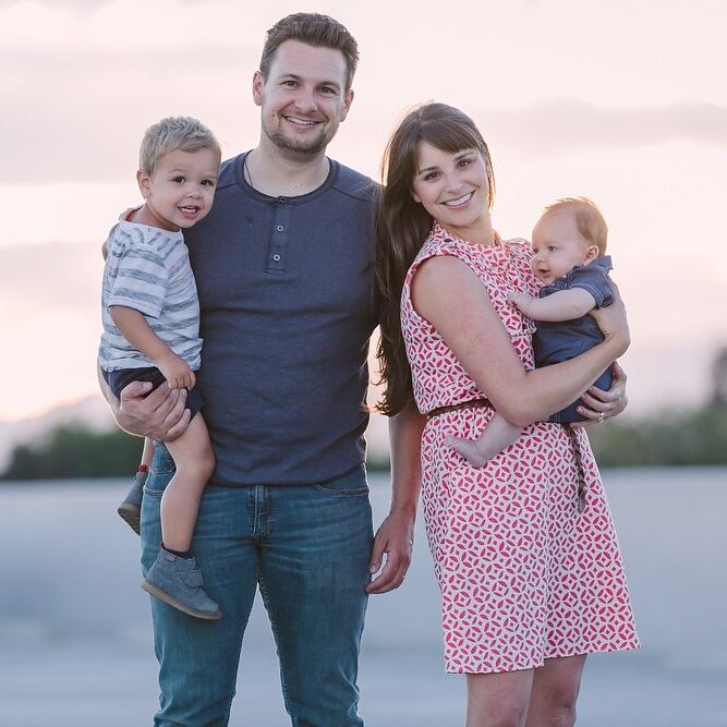 Merrill A. Hanson and family